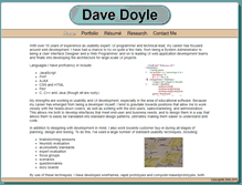 Tablet Screenshot of davedoyle.com